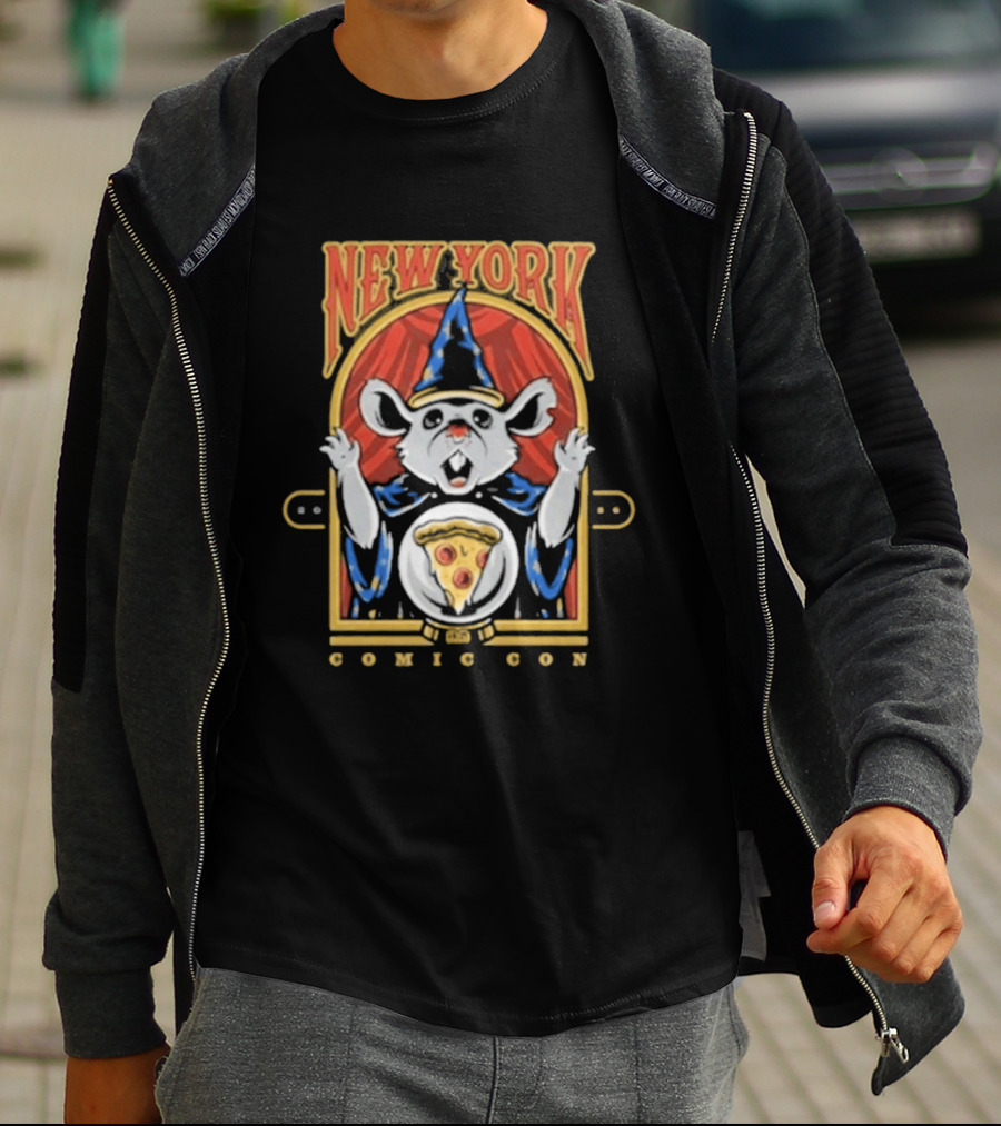 New York Comic Con 2026 Ratz Wizard Pizza Magic T-Shirt