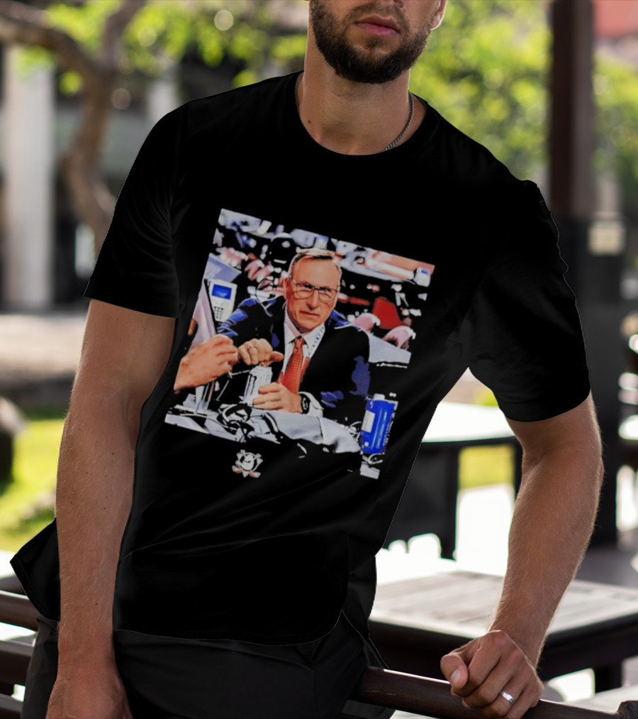 Pat Verbeek Anaheim Ducks General Manager Team Meeting Photo T-Shirt