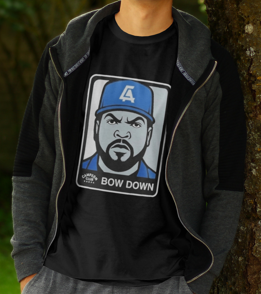 2026 LA Dodgers Ice Cube Bow Down Campeon Club T-Shirt