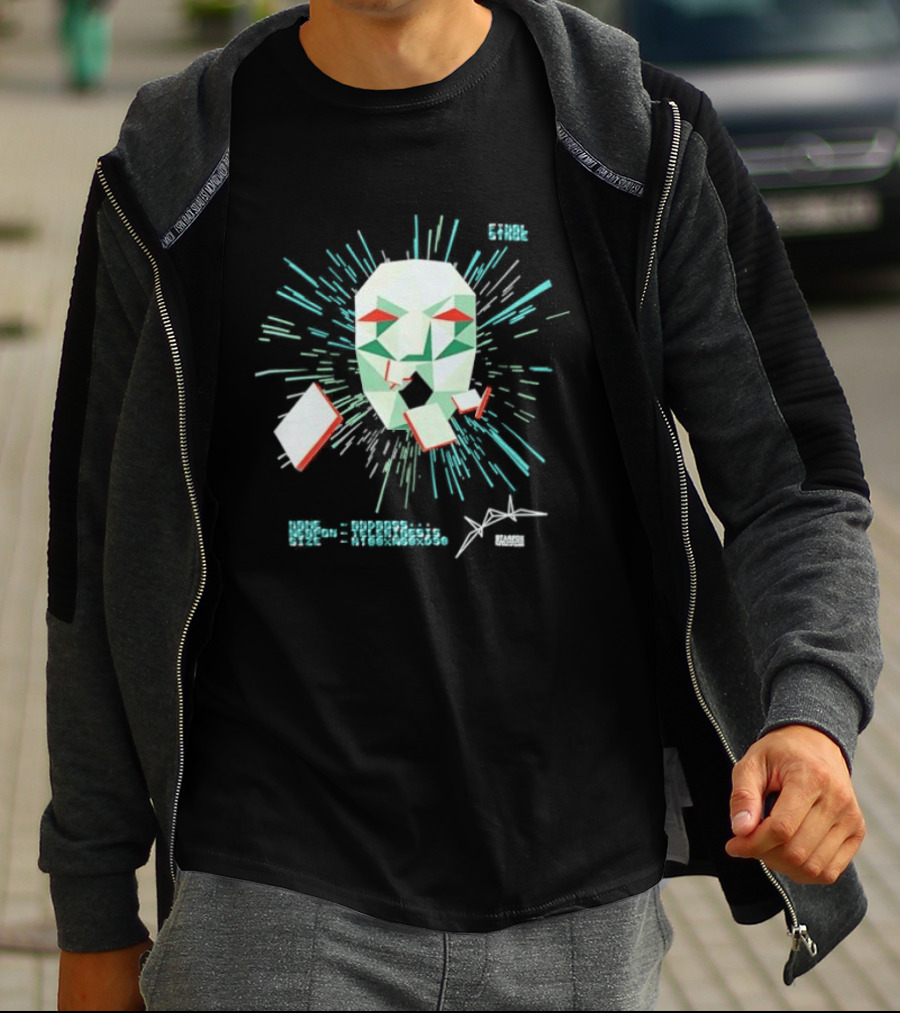 Andross Star Fox Final Stage 64 3D Boss Battle Polygonal Villain Mask T-Shirt