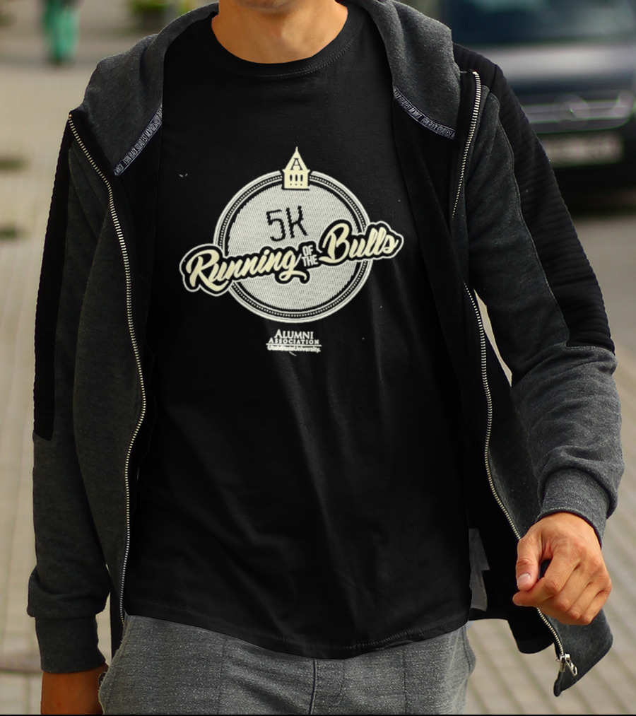 5K Running Of The Bulls Usu Homecoming T-Shirt