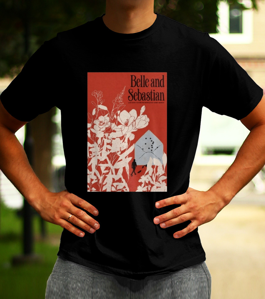 Belle And Sebastian 13 De Mayo Teatro Metropólitan CDMX Mexico Floral T-Shirt
