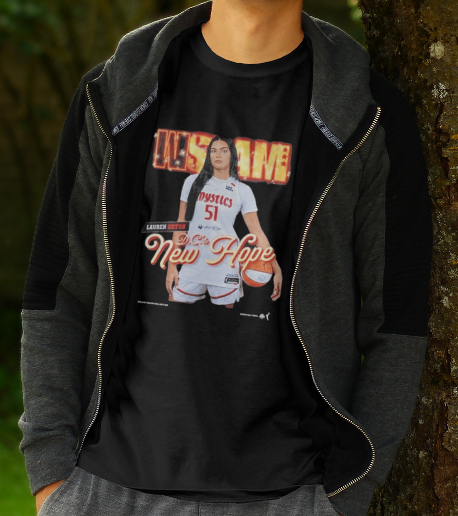 SLAM 262 Washington Mystics Lauren Betts DC's New Hope T-Shirt