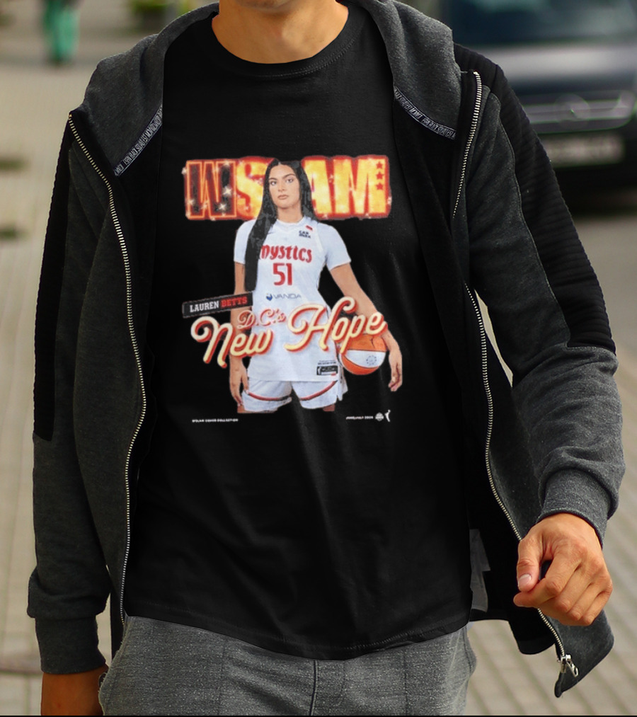 SLAM 262 Washington Mystics Lauren Betts DC's New Hope T-Shirt