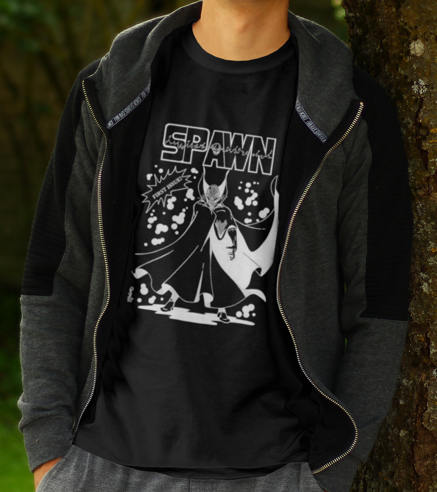 Spawn First Issue Comic Artwork Cover Retro 90s T-Shirt