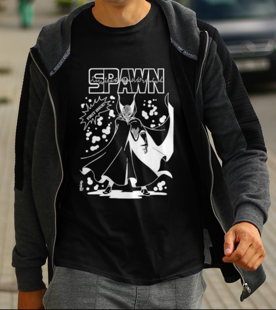 Spawn First Issue Comic Artwork Cover Retro 90s T-Shirt