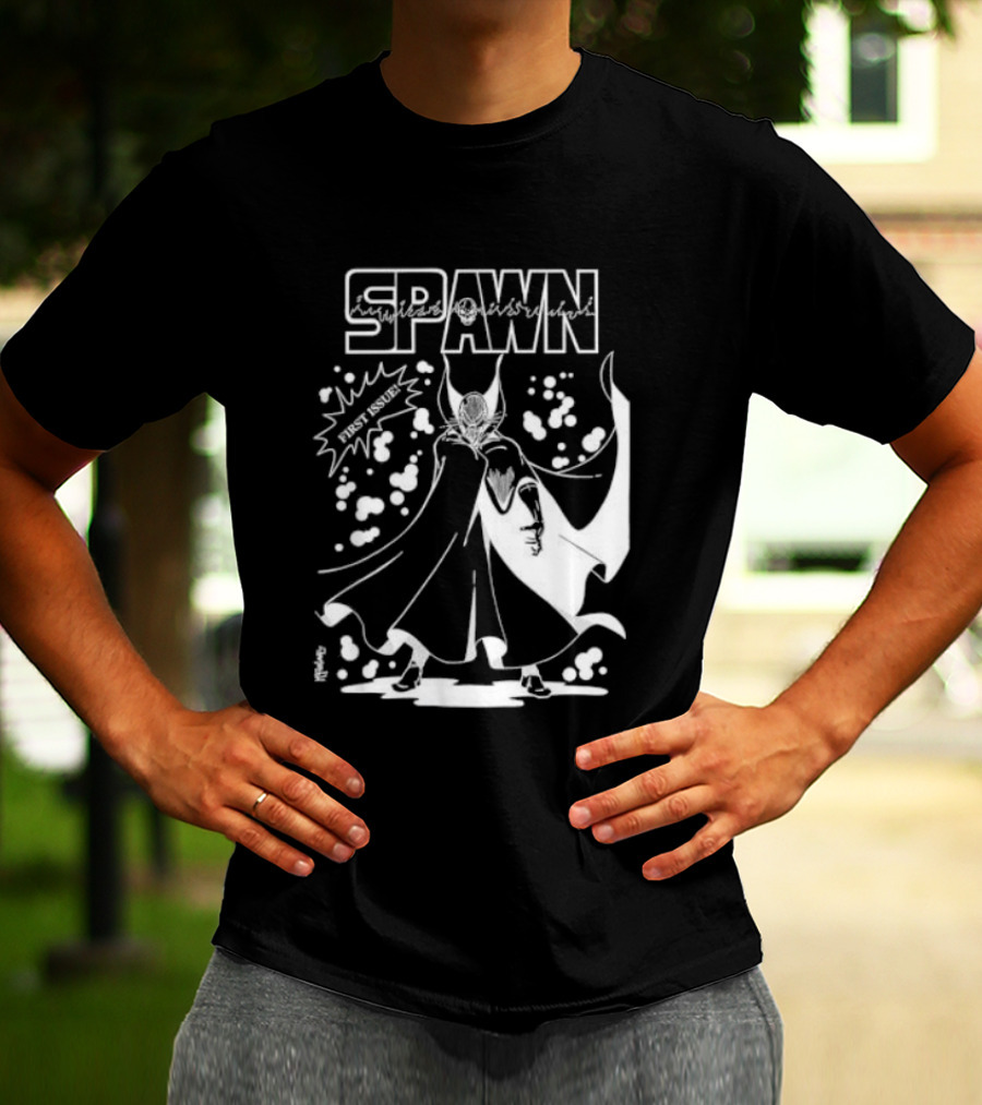Spawn First Issue Comic Artwork Cover Retro 90s T-Shirt