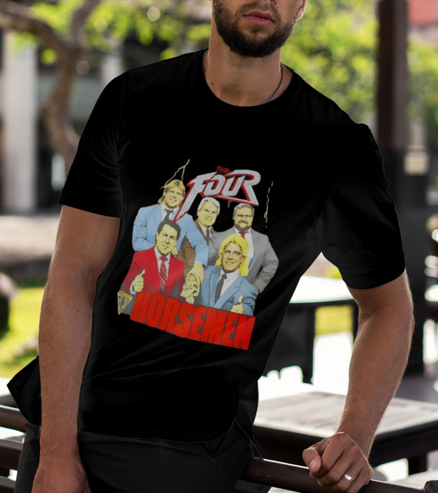 The Four Horsemen Jim Crockett Promotions Stylin Collection T-Shirt