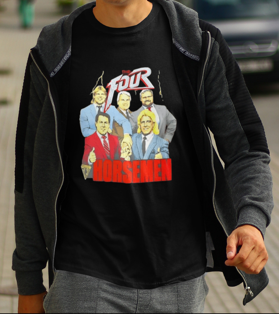 The Four Horsemen Jim Crockett Promotions Stylin Collection T-Shirt