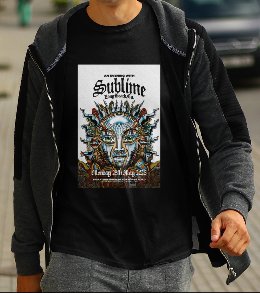 An Evening With Sublime Signature Brew Blackhorse Road Long Beach CA May 25 2026 T-Shirt