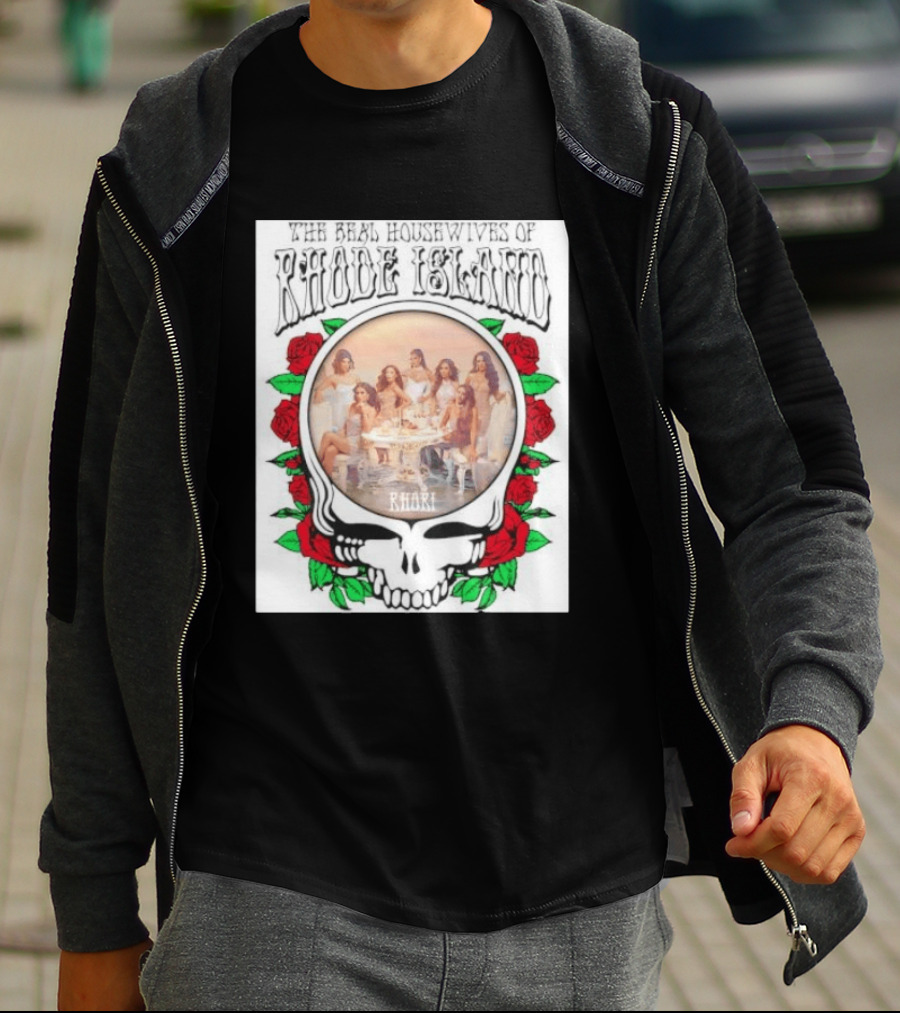 The Real Housewives Of Rhode Island Steal Your Face Grateful Dead Roses T-Shirt