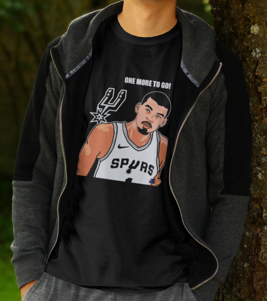 Victor Wembanyama San Antonio Spurs One More To Go T-Shirt