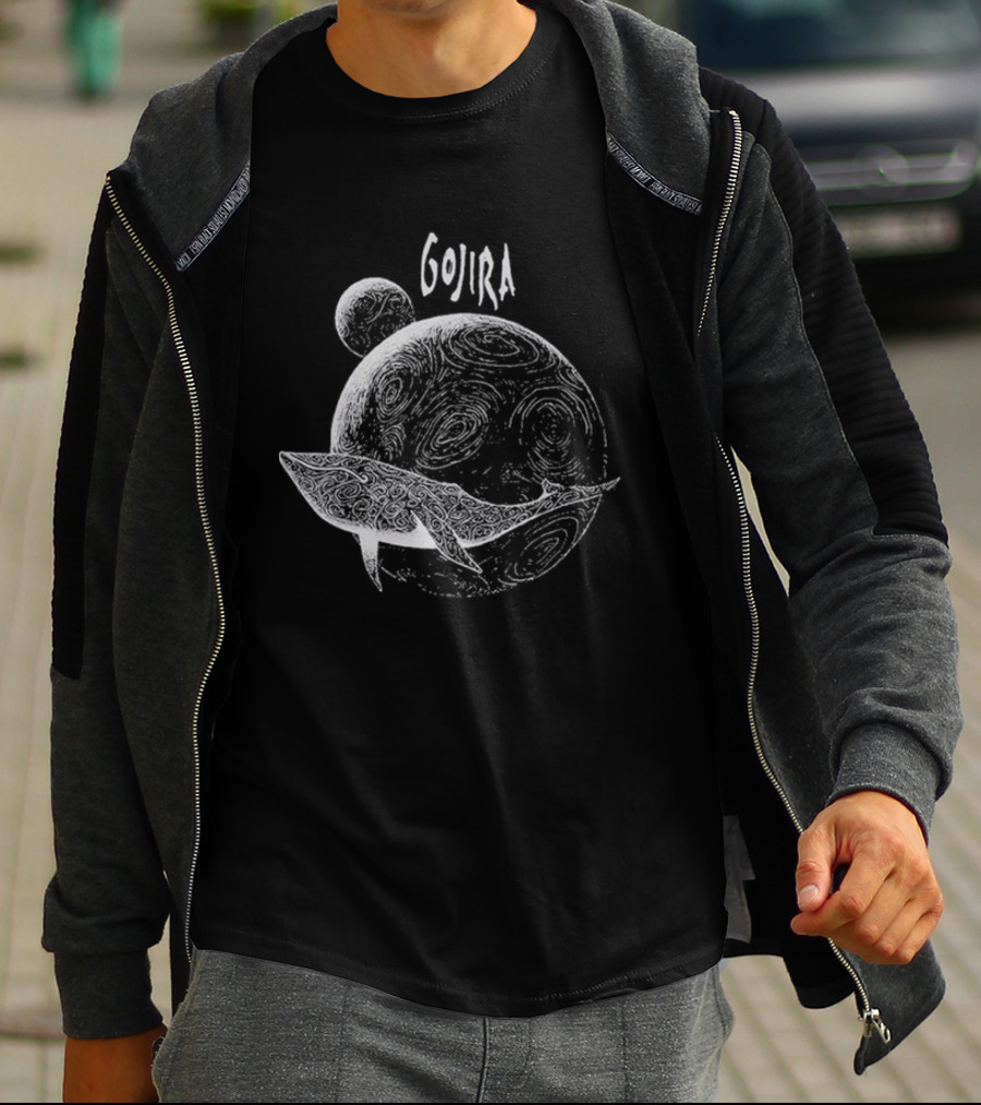 Gojira Europe Tour 2026 From Mars To Sirius Whale Planet T-Shirt