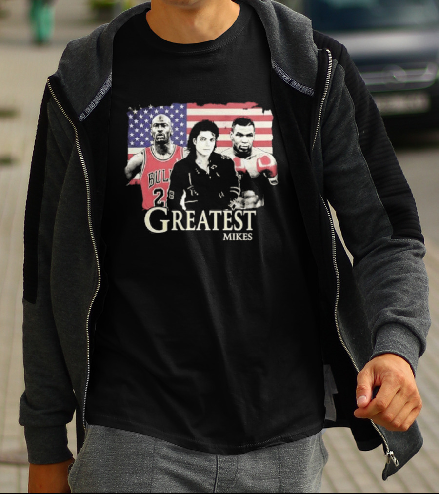 Greatest Mikes Jordan Jackson Tyson American Flag 2026 T-Shirt