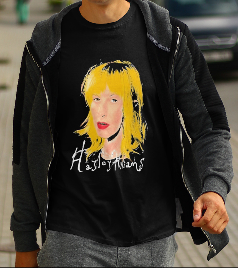 Hayley Williams 2026 Blonde Hair Red Lips T-Shirt