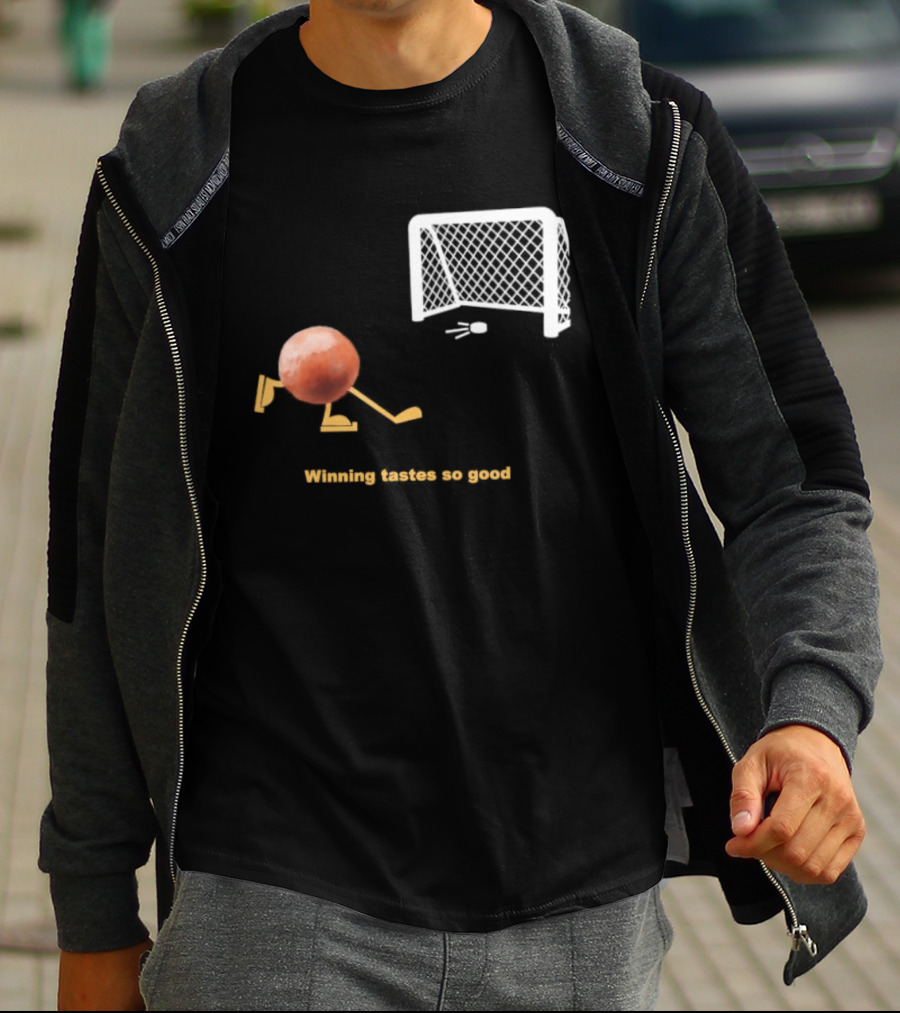 Buffalo Sabres Winning Tastes So Good Hockey Game Humor T-Shirt