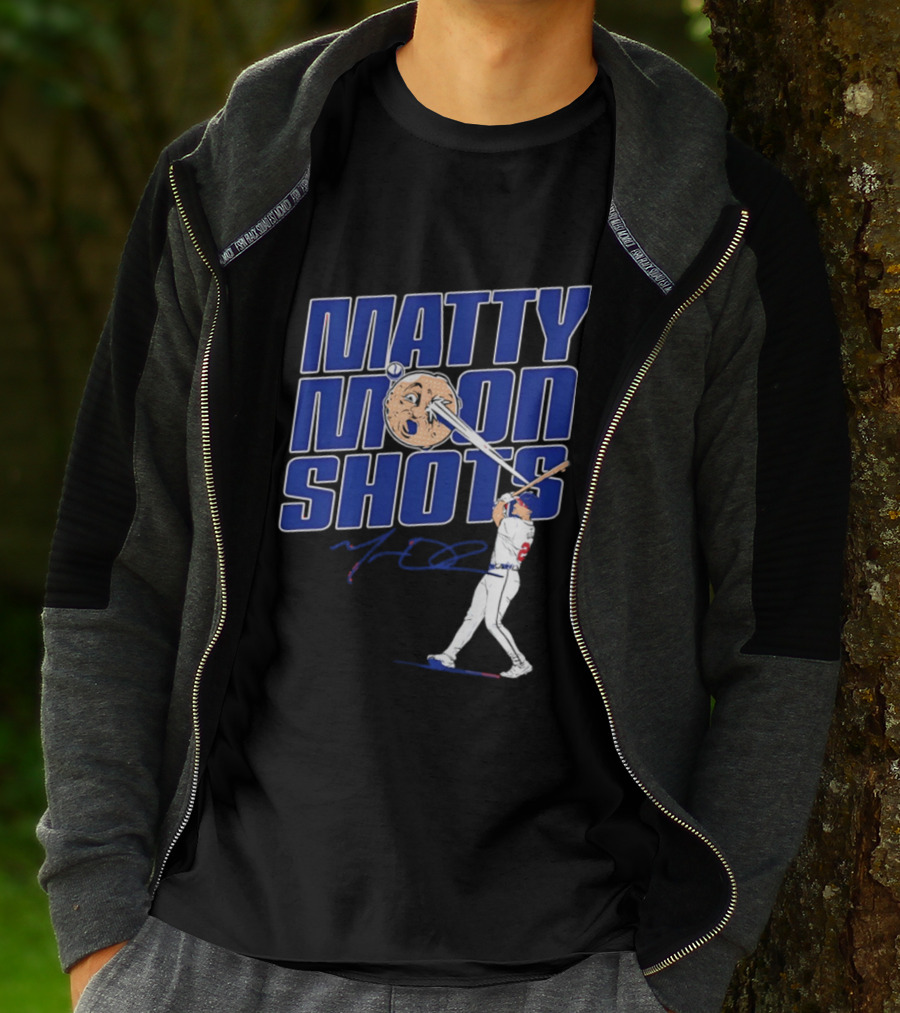 Matty Moonshots Matt Olson Baseball Signature Chop House Atlanta T-Shirt