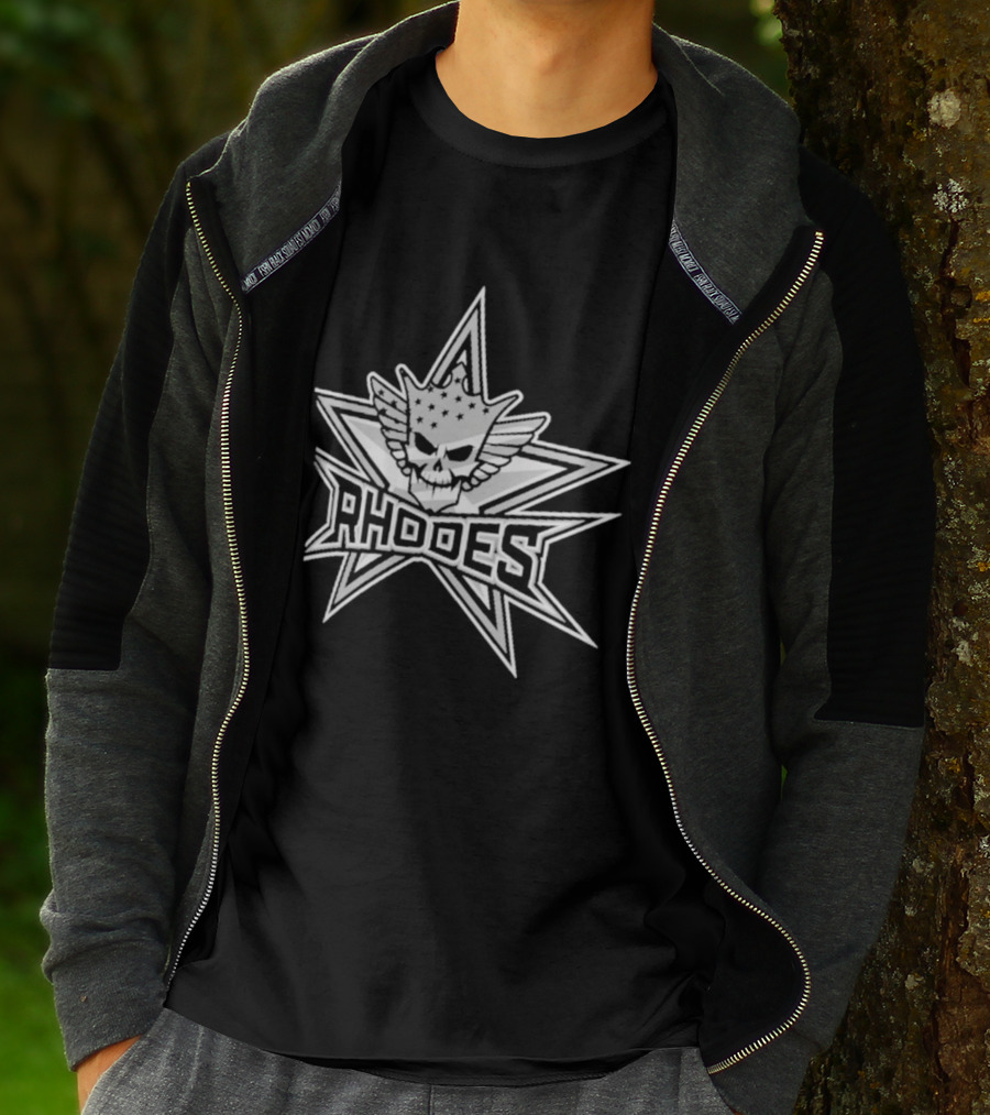 Rhodes Skull Crown Star Crest T-Shirt