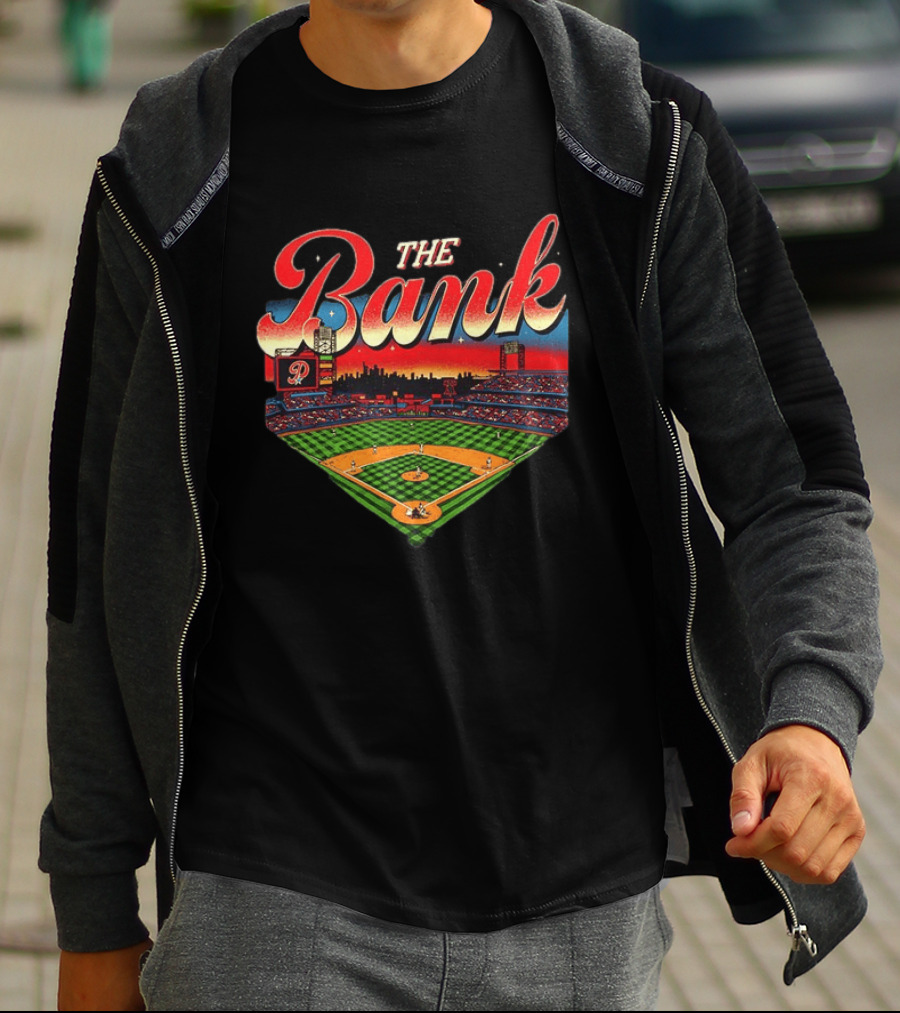 Philadelphia Phillies The Bank Stadium Vintage Baseball T-Shirt