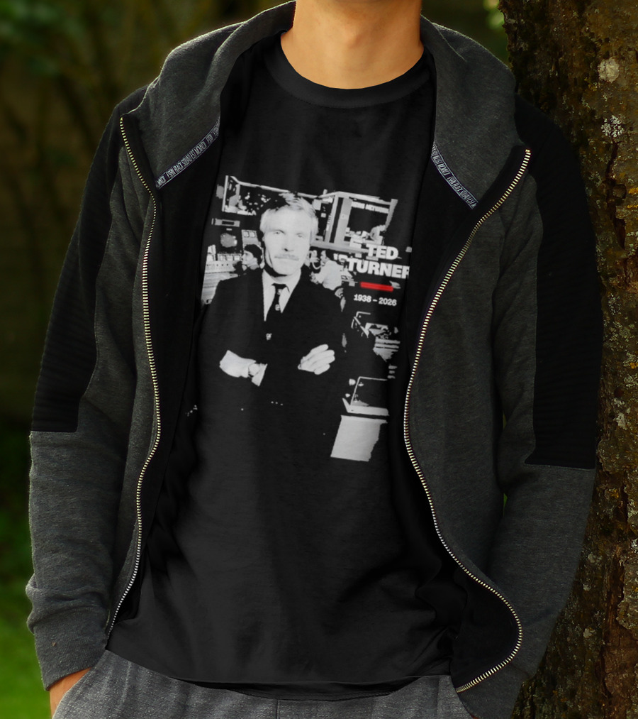 Rest In Peace Ted Turner 1938 2026 Newsroom T-Shirt