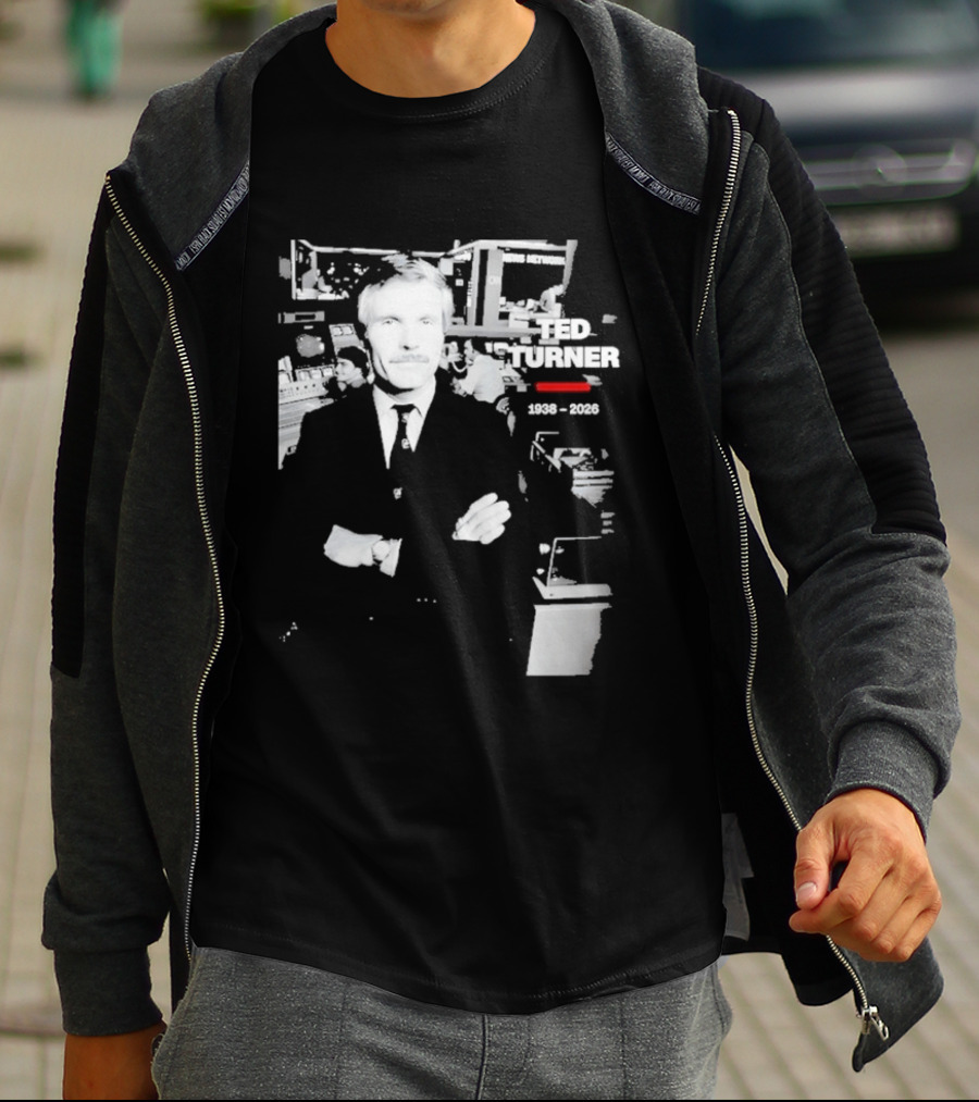 Rest In Peace Ted Turner 1938 2026 Newsroom T-Shirt