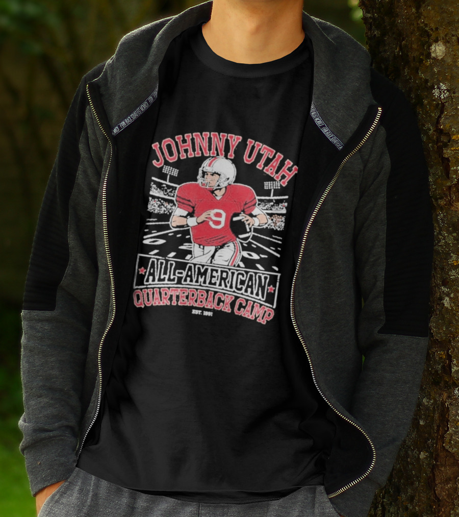 Johnny Utah All American Quarterback Camp Vintage Football Player Established 1991 T-Shirt