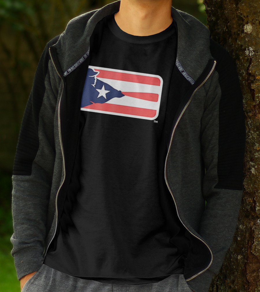 Liga De Béisbol Profesional Roberto Clemente MLB Puerto Rico Flag Baseball Player Star T-Shirt