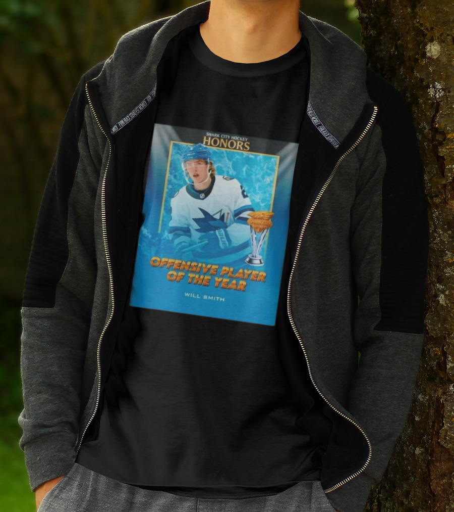 Shark City Hockey Honors Offensive Player Of The Year Will Smith San Jose Sharks T-Shirt