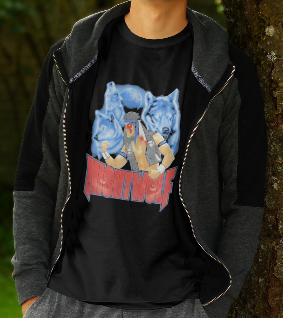 Nightwolf Mortal Kombat Klassic Ultimate MK3 Wolves Moonfighter T-Shirt