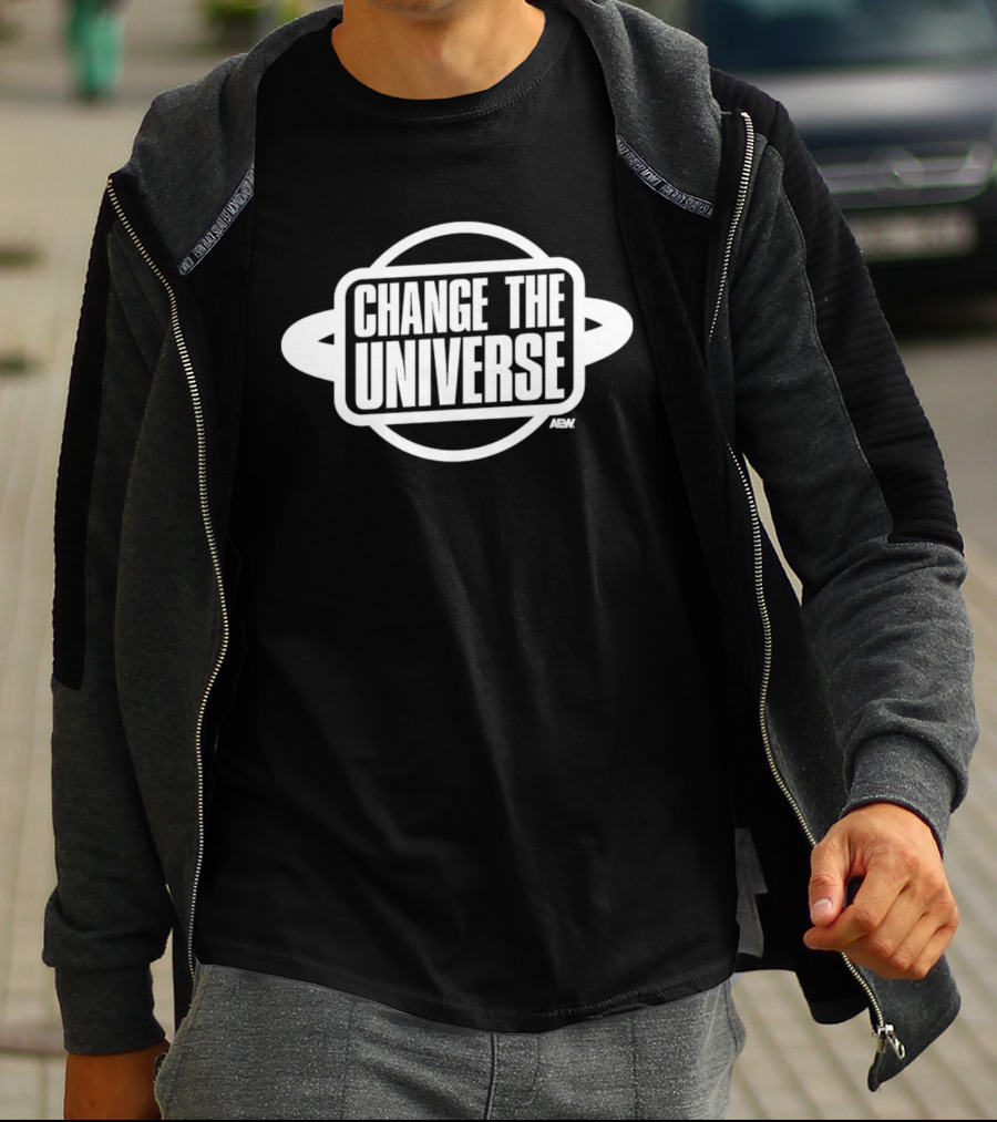 AEW Change The Universe Wrestling Promotion T-Shirt