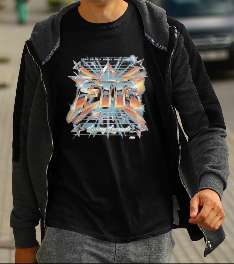 AEW FTR Living Legends Out Of This World Wrestling T-Shirt
