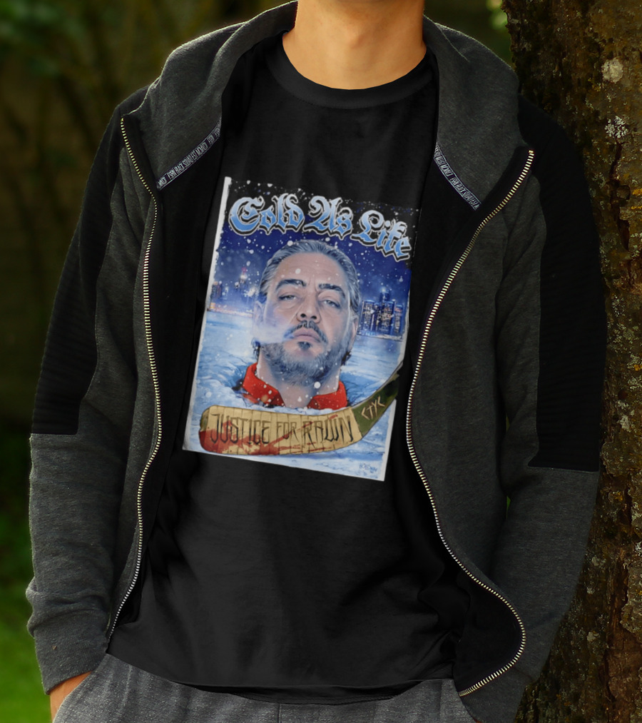 Justice For Pawn Cold As Life Cityscape Hockey Stick T-Shirt