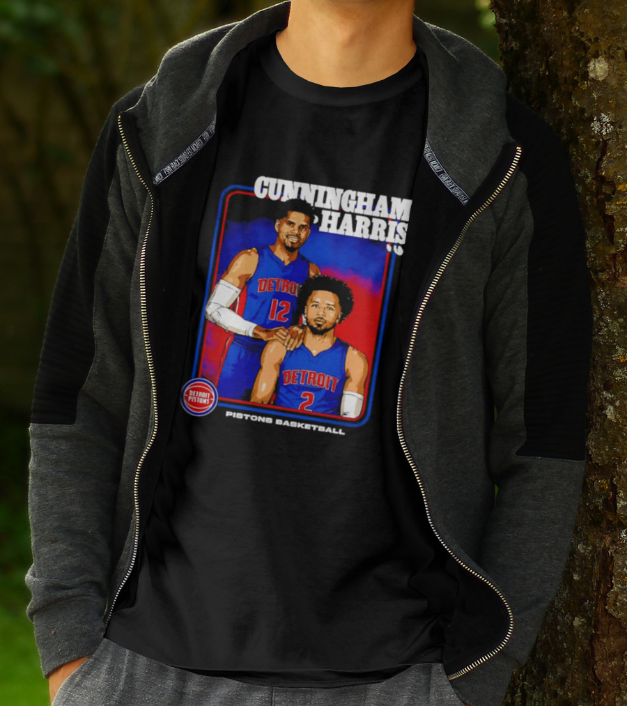 Cunningham Harris Detroit Pistons Basketball 2026 T-Shirt