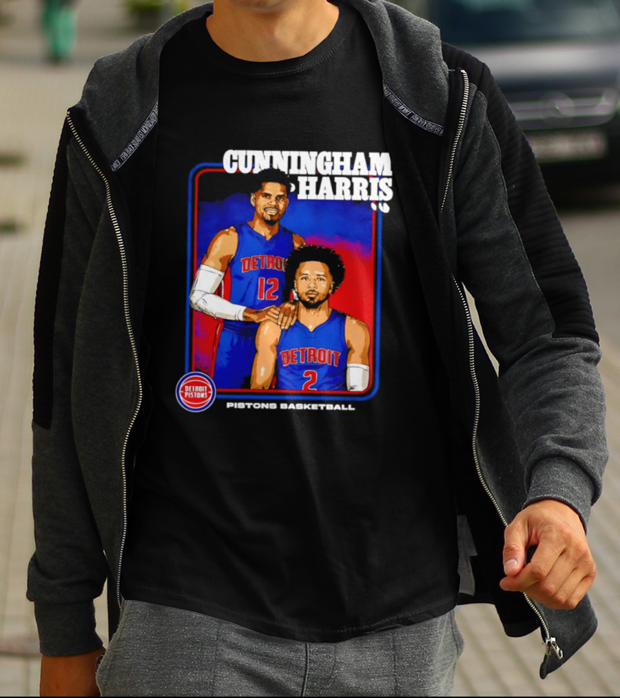 Cunningham Harris Detroit Pistons Basketball 2026 T-Shirt