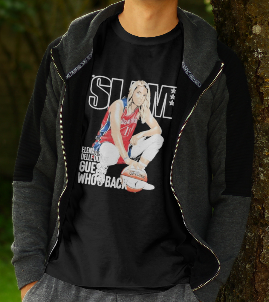 Elena Delle Donne Guess Who's Back Slam 238 Washington Basketball T-Shirt