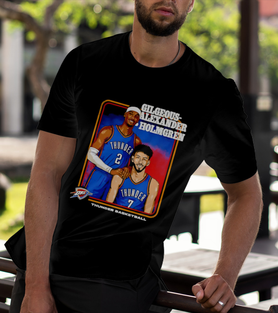 Gilgeous Alexander Holmgren Thunder Basketball Oklahoma City NBA T-Shirt