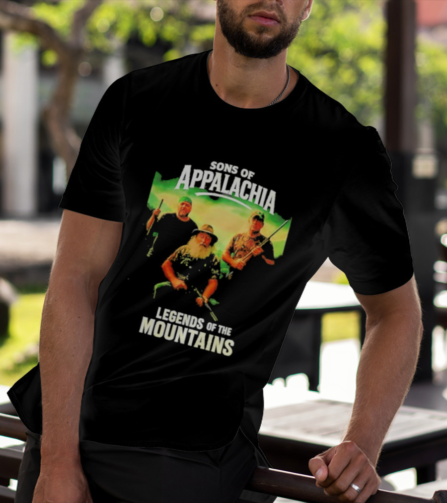 Sons Of Appalachia Legends Of The Mountains Rugged Wilderness Guardians T-Shirt