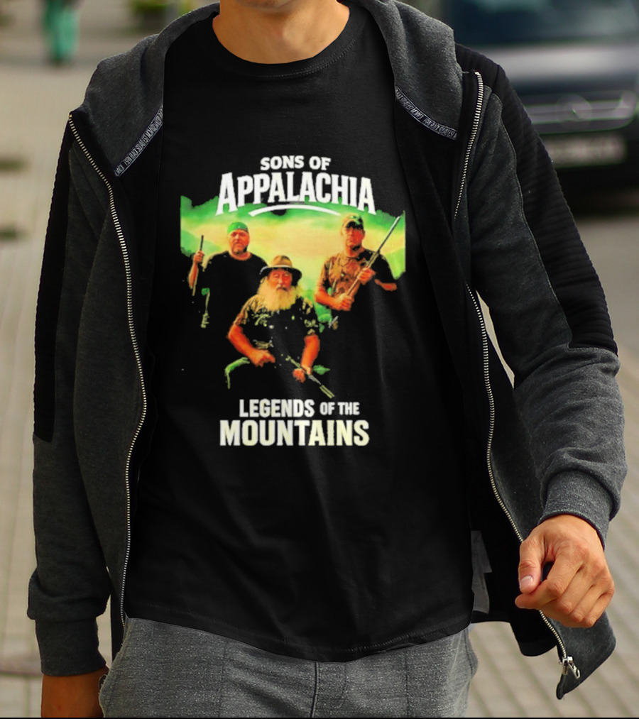 Sons Of Appalachia Legends Of The Mountains Rugged Wilderness Guardians T-Shirt