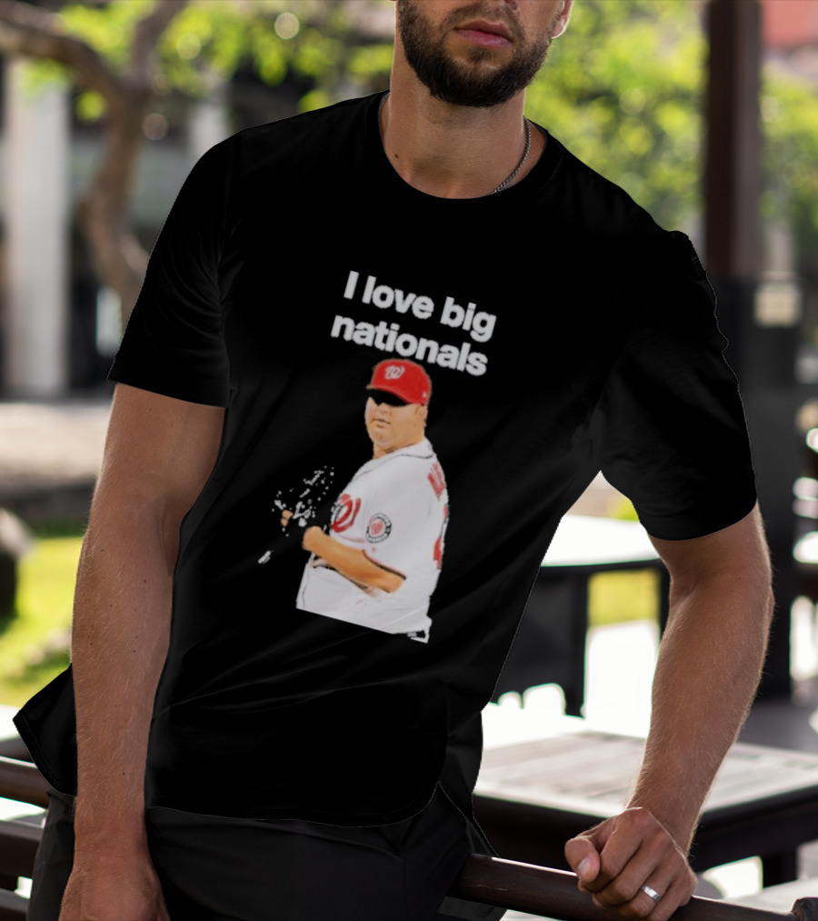 I Love Big Nationals Baseball Matt Albers T-Shirt