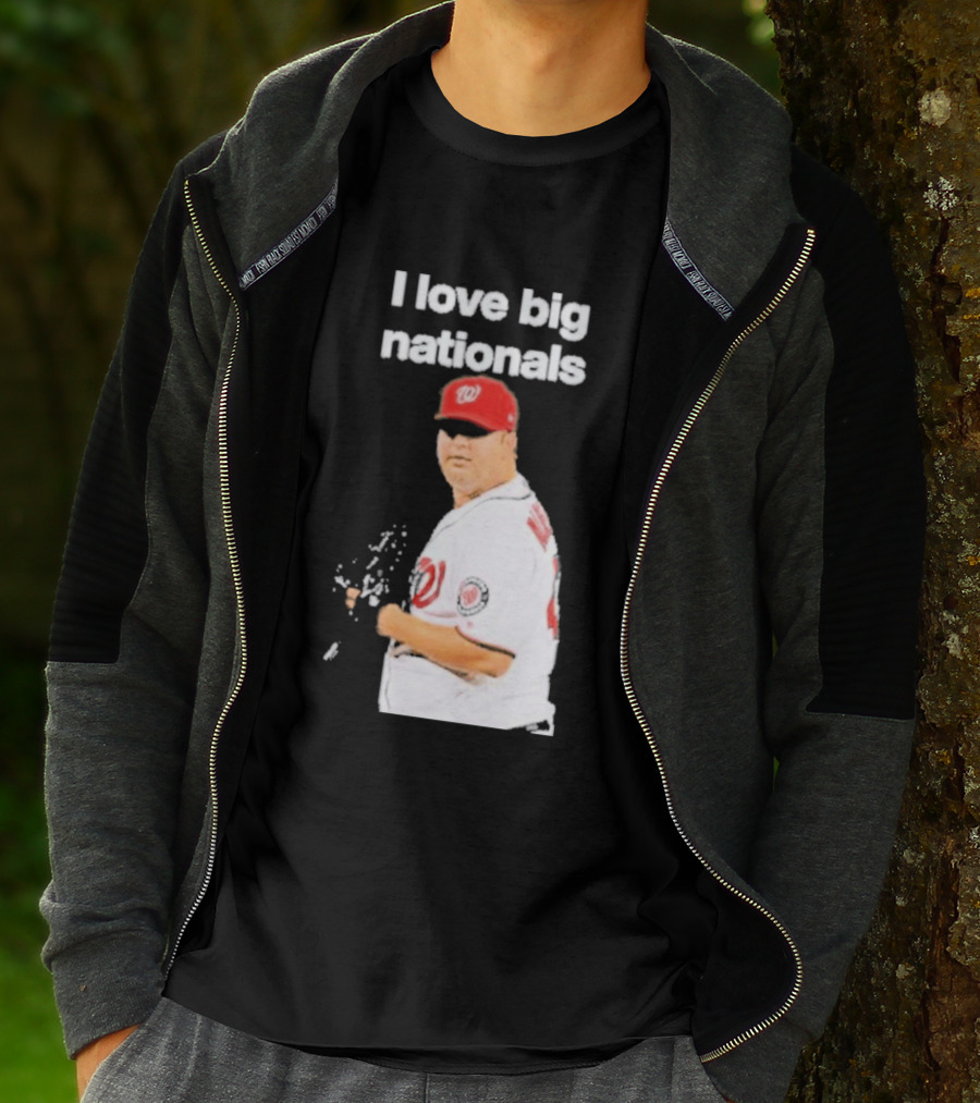 I Love Big Nationals Baseball Matt Albers T-Shirt