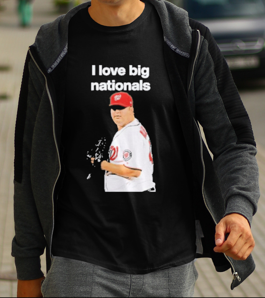 I Love Big Nationals Baseball Matt Albers T-Shirt