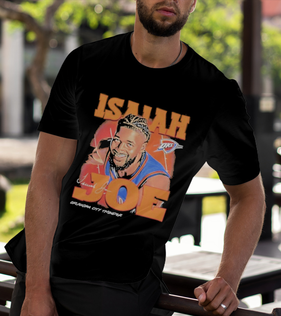 Isaiah Joe Oklahoma City Thunder Airbrush Signature T-Shirt