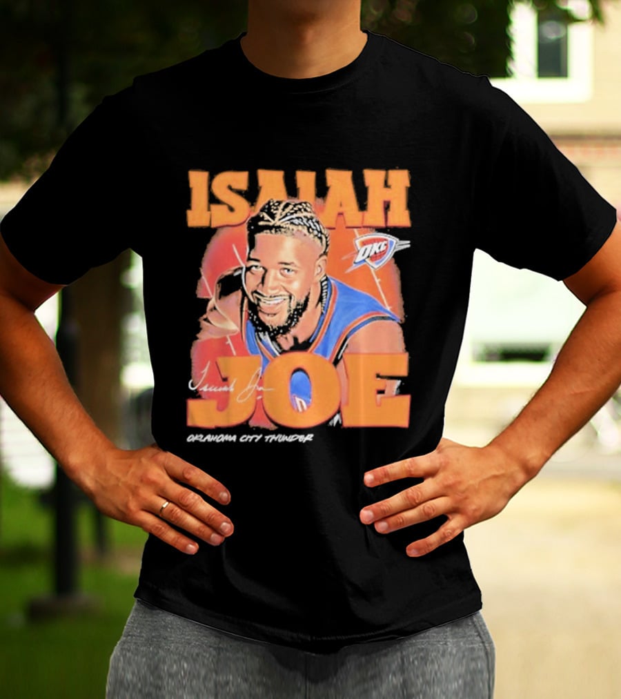 Isaiah Joe Oklahoma City Thunder Airbrush Signature T-Shirt