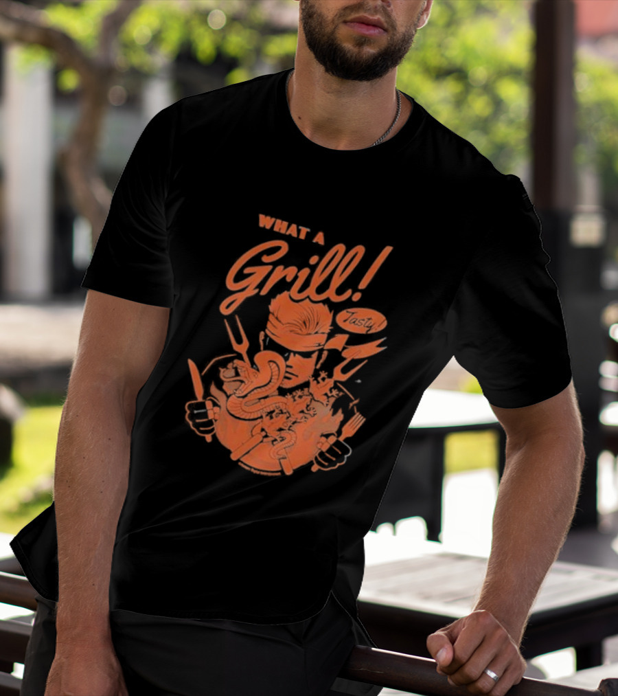 What A Grill 1964 Fangamer Metal Solid Video Game T-Shirt