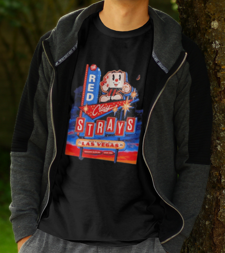 The Red Clay Strays MGM Grand Garden Arena Las Vegas December 5 2026 Neon Vintage Sign T-Shirt