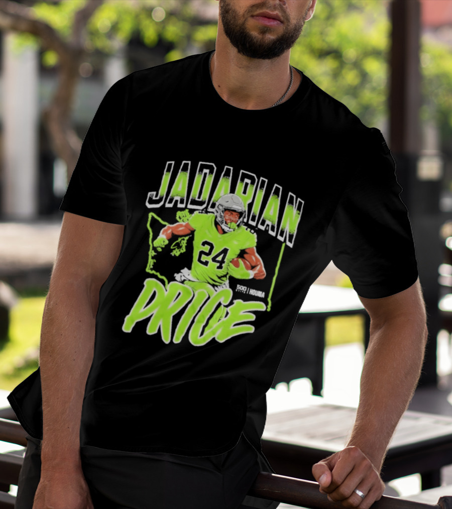 Jadarian Price 24 Seattle Football Running Back T-Shirt