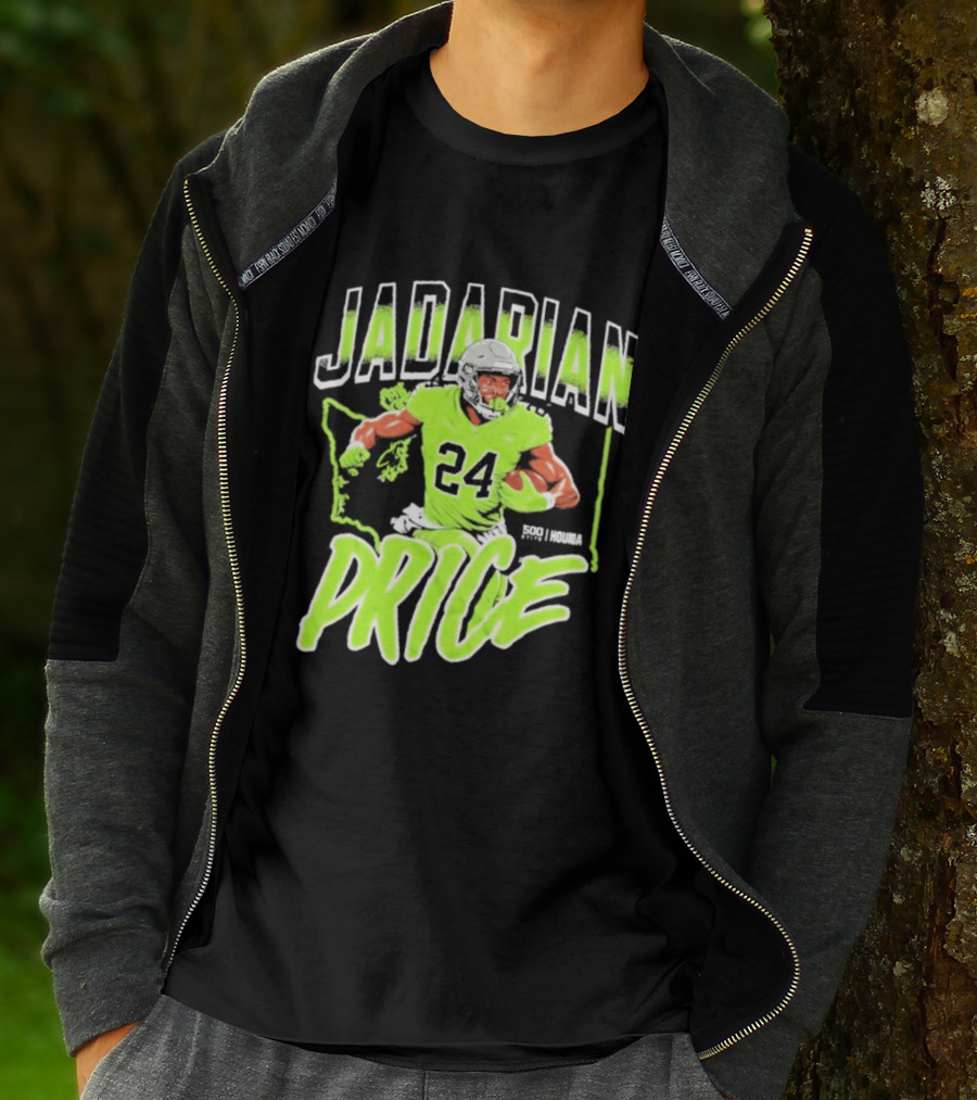 Jadarian Price 24 Seattle Football Running Back T-Shirt