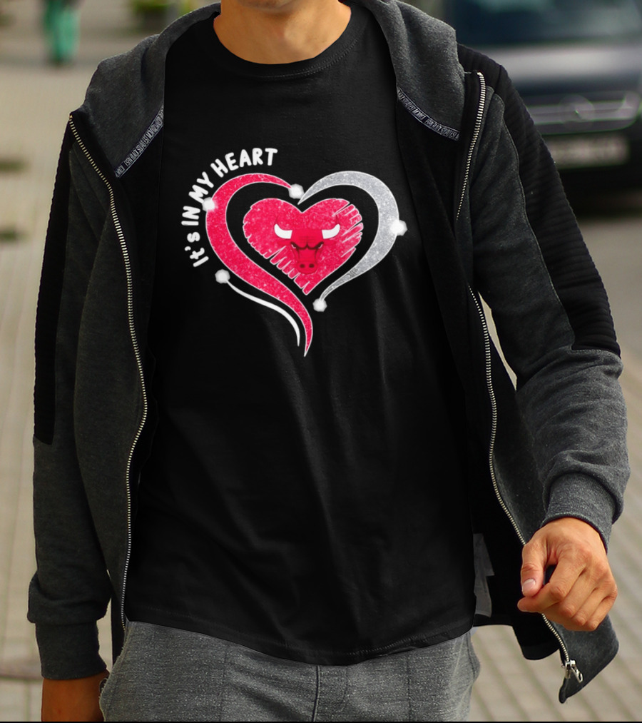 Chicago Bulls It's In My Heart Basketball NBA 2026 T-Shirt