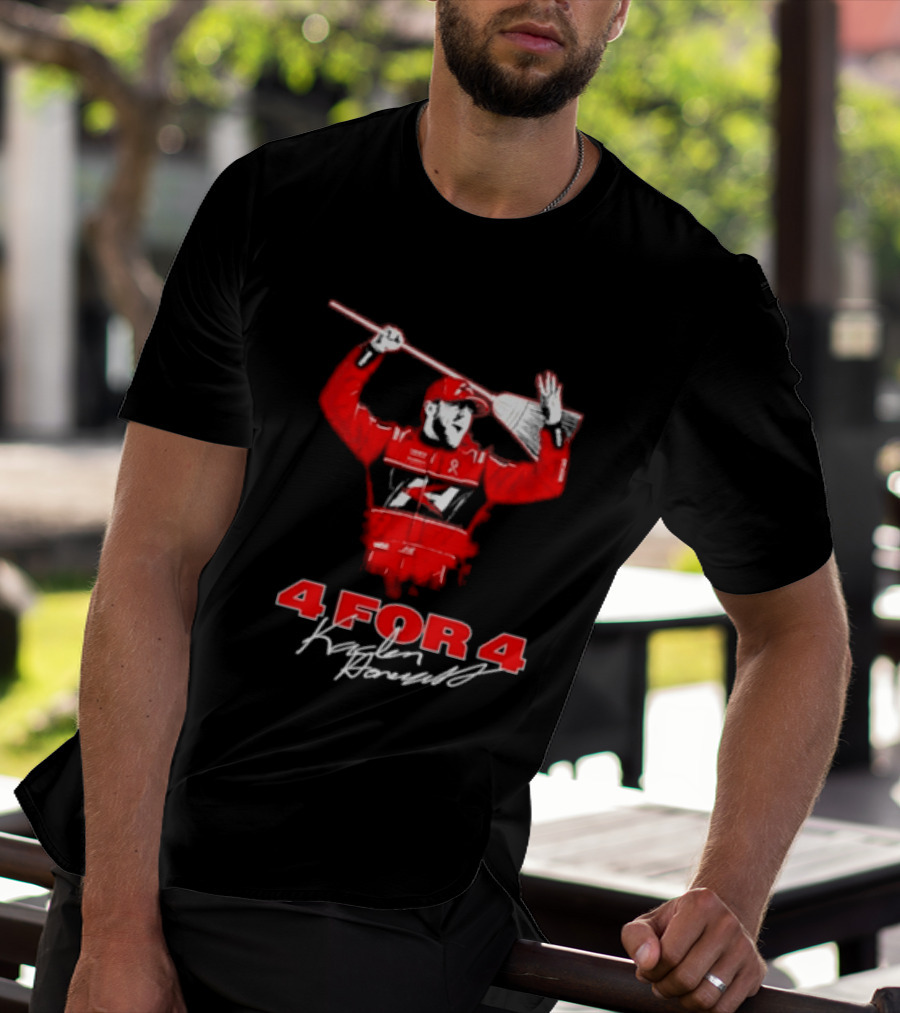 Kaden Honeycutt 4 For 4 NASCAR Craftsman Truck Series Weekend Sweep T-Shirt