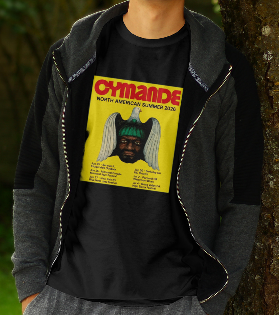 Cymande North American Summer 2026 Tour Dates And Locations T-Shirt